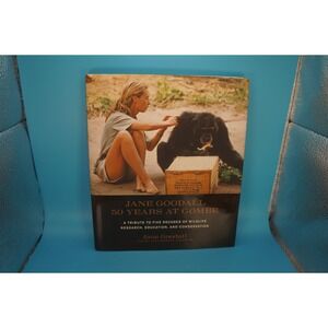 Jane Goodall 50 Years at Gombe Hardcover Book 2010 Wildlife Research Tribute